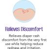 imageDesitin Daily Defense Baby Diaper Rash Cream with Zinc Oxide to Treat Relieve ampamp Prevent diaper rash Hypoallergenic Dye Phthalate ampamp ParabenFree Travel Size 2 oz Pack of 6