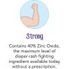 imageDesitin Maximum Strength Baby Diaper Rash Cream with 40 Zinc Oxide for Treatment Relief ampamp Prevention Hypoallergenic Phthalate ampamp ParabenFree Paste Travel Size 2 oz Pack of 62 Ounce Pack of 6
