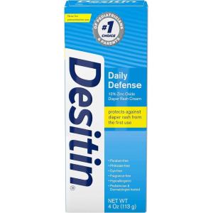 imageDesitin Daily Defense Baby Diaper Rash Cream with Zinc Oxide to Treat Relieve ampamp Prevent diaper rash Hypoallergenic Dye Phthalate ampamp ParabenFree 4 oz