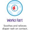 imageDesitin Maximum Strength Baby Diaper Rash Cream with 40 Zinc Oxide for Treatment Relief ampamp Prevention Hypoallergenic Phthalate ampamp ParabenFree Paste Travel Size 2 oz Pack of 64 Ounce Pack of 1